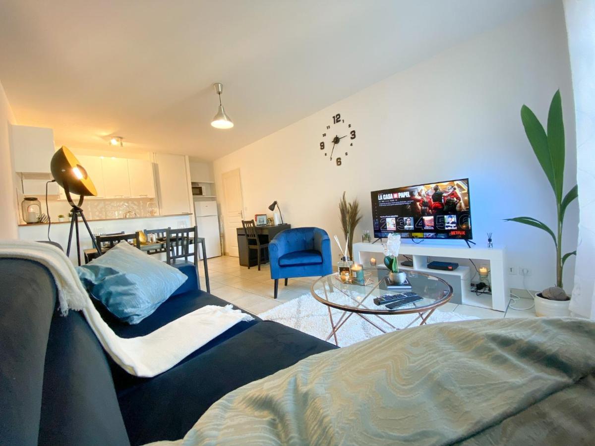 Blue Pearl - Parking - Gare Rer A 5 Min Apartment Corbeil-Essonnes Exterior foto
